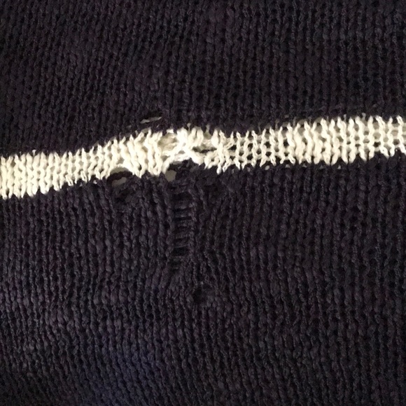 Distressed Striped Sweater - Picture 3 of 3